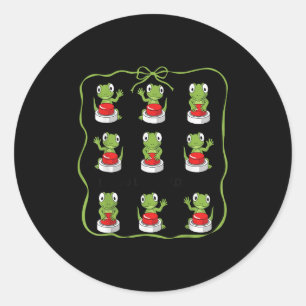 Funny Lizard Lizard Lizard Animal Button Meme Classic Round Sticker