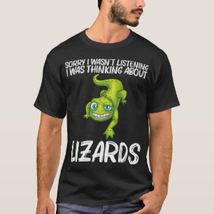 Funny Lizard Lover Design For Men Women Reptile T-Shirt