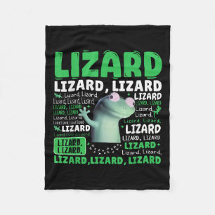 Funny Lizard Meme Animal Women Men _1 Fleece Blanket