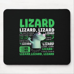 Funny Lizard Meme Animal Women Men _1 Mouse Mat