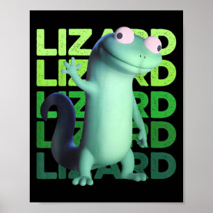 Funny Lizard Meme Animal Women Men  Poster