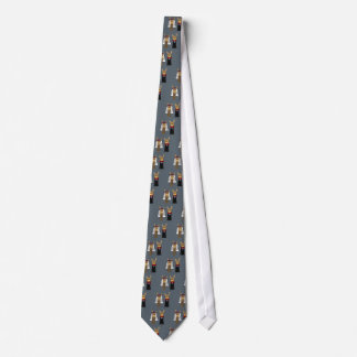 Funny Llama Bride and Groom Wedding Art Tie
