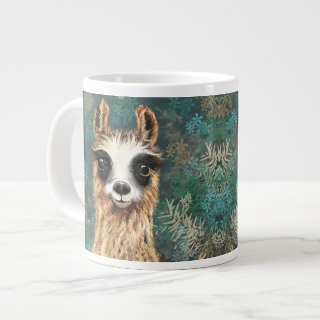 Funny Llama Coffee Mug (Front Left)