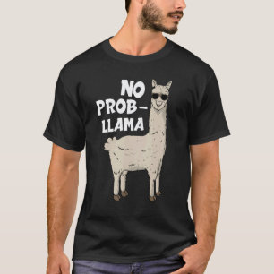 Funny Llama Design For Men Women Kids Llama Alpaca T-Shirt