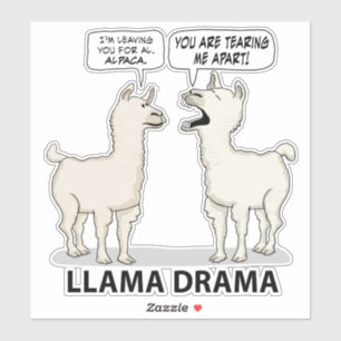 Funny Llama Drama