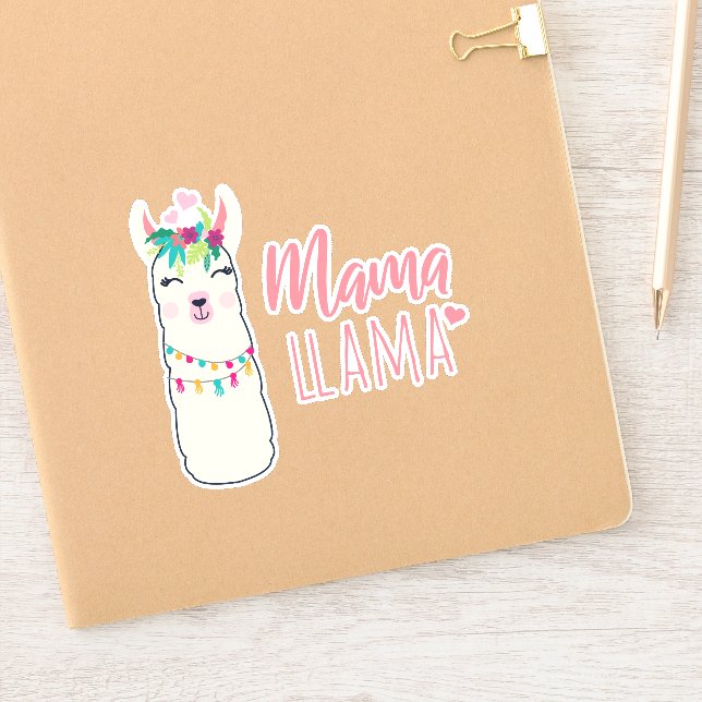 Funny Llama MAMA Cute Mothers Day Birthday Gift (Notebook)
