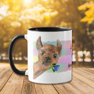 Funny Llama Mia Mug