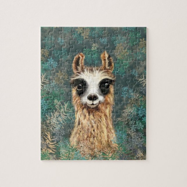 Funny Llama Puzzle (Vertical)