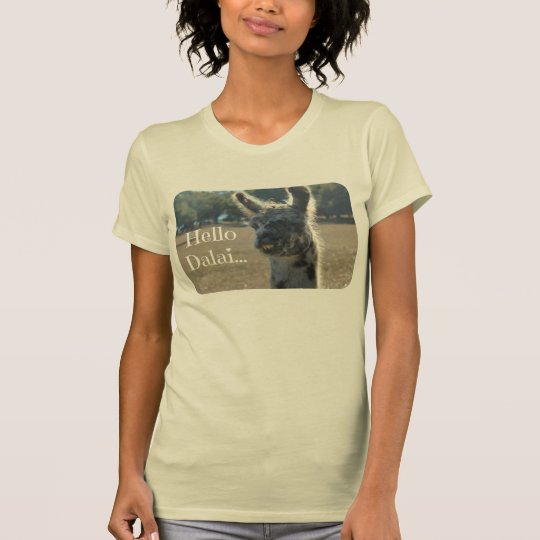 Funny Llama Shirt, Hello Dalai (Dalai LLAMA!) T-Shirt