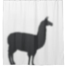 Funny llama silhouette