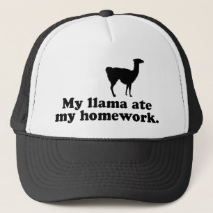 Funny Llama Trucker Hat