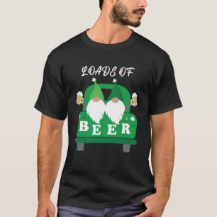 Funny Loads of Beer N Leprechaun Funny St Patricks T-Shirt