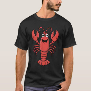 Funny Lobster Art for Men Women Kids Toddlers Lobs T-Shirt