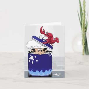 Funny Lobster Card