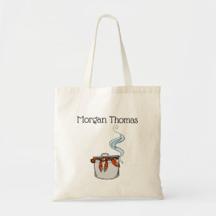 Funny Lobster in a Pot Tote Bag