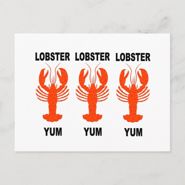 Funny lobster postcard (Front)