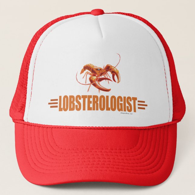 Funny Lobster Trucker Hat (Front)