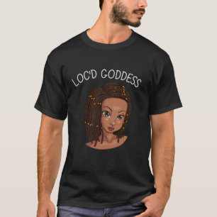 Funny Locs Gift For Women Mama Dreadlock Braid Hai T-Shirt