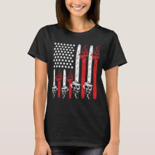 Funny Logger Arborist Lumberjack woodcutter Americ T-Shirt