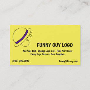 Funny Logos Clown Business Card