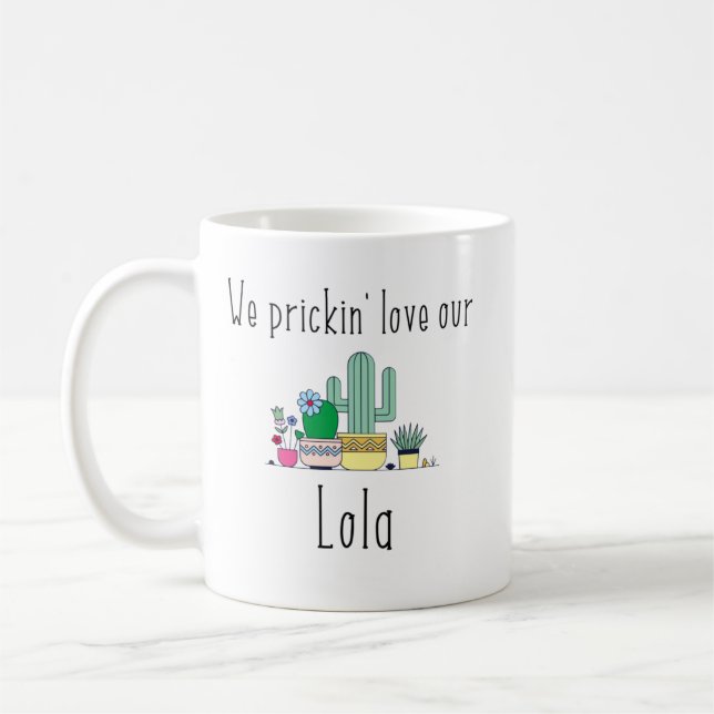 Funny Lola Filipino Grandmother Philippines Gift Coffee Mug (Left)