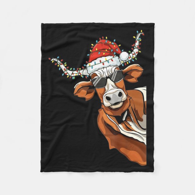 Funny Longhorn Cow Name Pride Gift For Men Women K Fleece Blanket (Front)