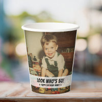 Funny Look Who’s 50 Birthday Party Photo