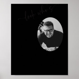 Funny Look Whos 50 Stylish 50th Birthday Poster