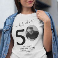 Funny 'Look Who's 50' Stylish 50th Birthday