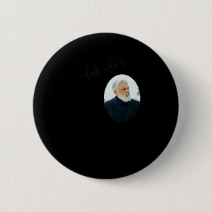 Funny Look Whos 80 Stylish 80th Birthday  6 Cm Round Badge