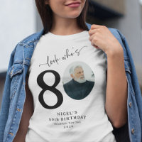 Funny 'Look Who's 80' Stylish 80th Birthday