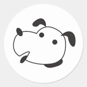Funny Looking Dog Sticker