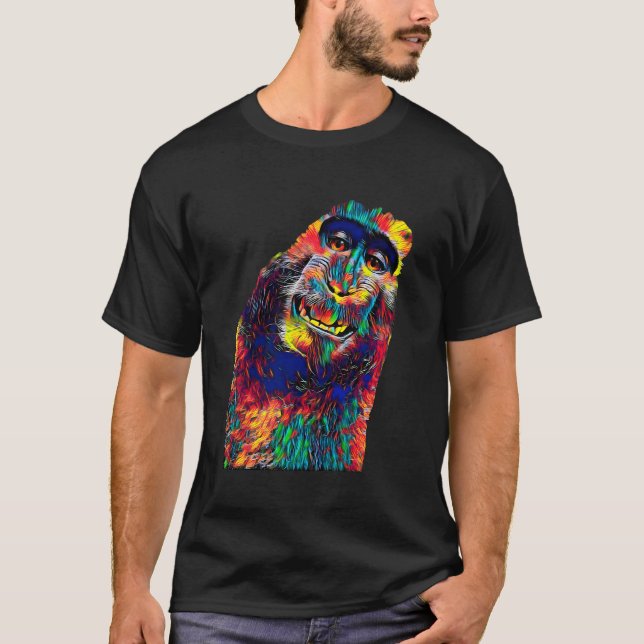 Funny Looking Monkey T-Shirt (Front)