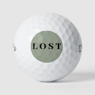 Funny Lost Callaway Humour Golf Balls