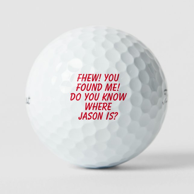 Funny lost golf ball (Front)