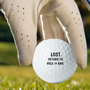 Funny Lost Golf Ball