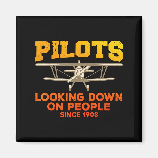 Funny Lot Design For Men Women Aviation Airplane L Magnet (Front)