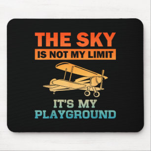 Funny Lot Design For Men Women Aviation Airplane L Mouse Mat