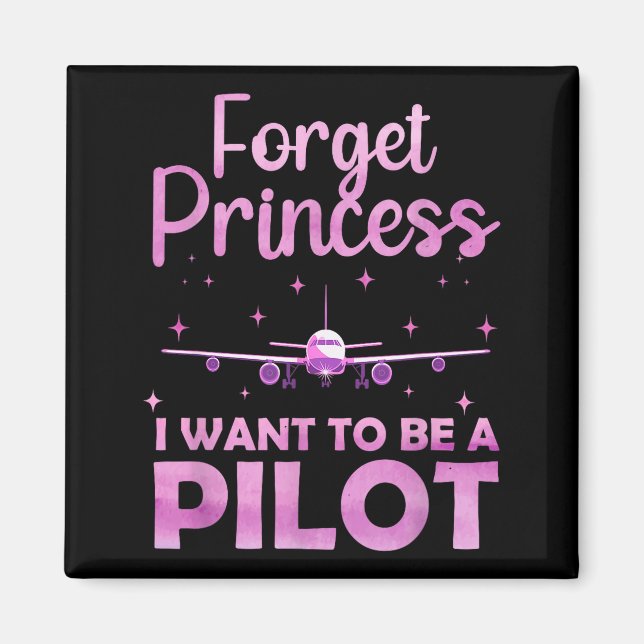Funny Lot Design For Women Girl Aviation Airplane  Magnet (Front)