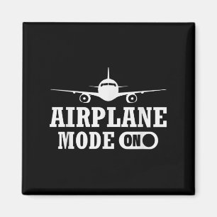 Funny Lots Aviation Flight Aeroplane Lot Mode On M Magnet