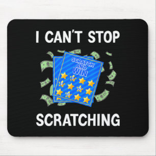 Funny Lottery Ticket Outfit For A Lover Of Lottery Mouse Mat