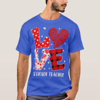 Funny Love 1st Grade Teacher Students Heart Valent
