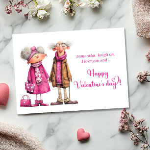 Funny Love Couple Valentine Card Playful Humor
