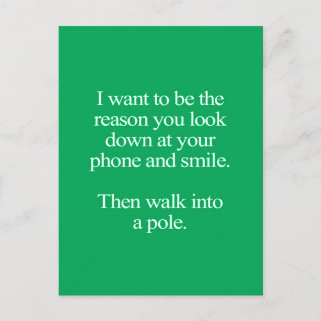 FUNNY LOVE CRUSH QUOTES SAYINGS EXPRESSIONS TEXT M POSTCARD (Front)