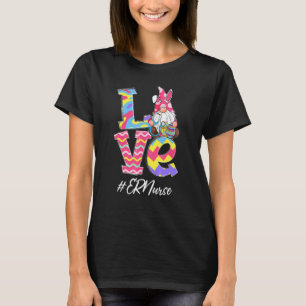 Funny Love Er Life Nurse Gnome Bunny Easter Stetho T-Shirt
