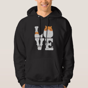 Funny Love Hamsters Animal Toys Pets Lovers Hoodie