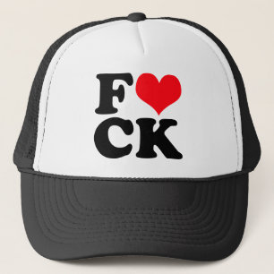 Funny Love Heart Offensive Humour Trucker Hat
