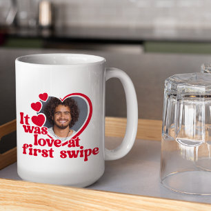 Funny Love Heart Photo Coffee Mug