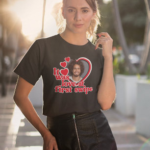 Funny Love Heart Photo  T-Shirt