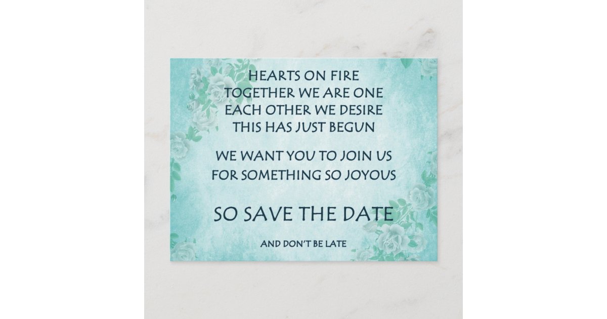 Dating poem funny